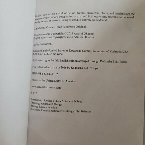 Fire Force Vol 2 by Atsushi Ohkubo‎ - Picture 5 of 5